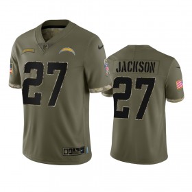 Tröjor Los Angeles Chargers J.C. Jackson 27 Olive 2022 Salute To Service - Män